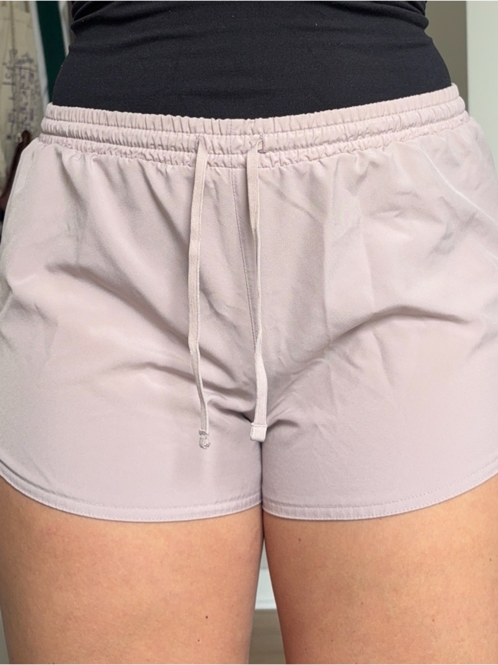Light pink Old Navy running shorts